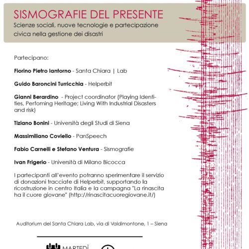 Sismografie del presente